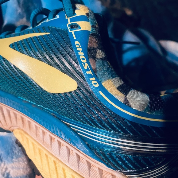 Brooks ghost 10 Women's Teal Running Shoes - Picture 8 of 8